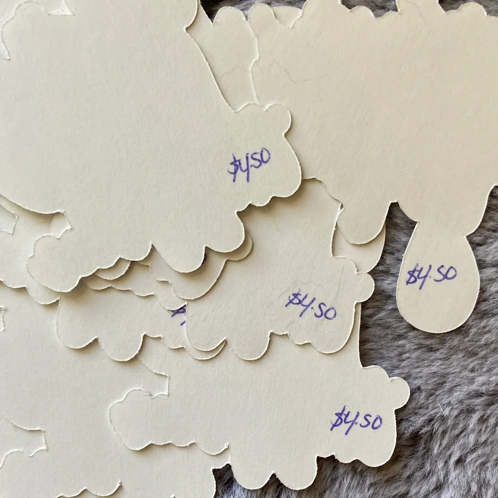 Lot of‎ 11 Inspirational Stickers with Black and White Script
